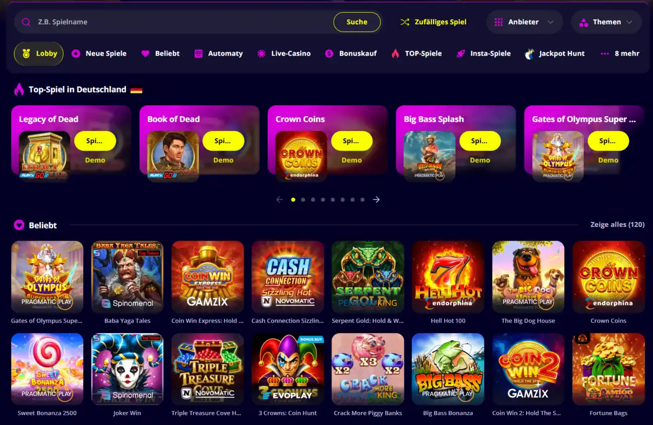 Slotoro Online Casino DE