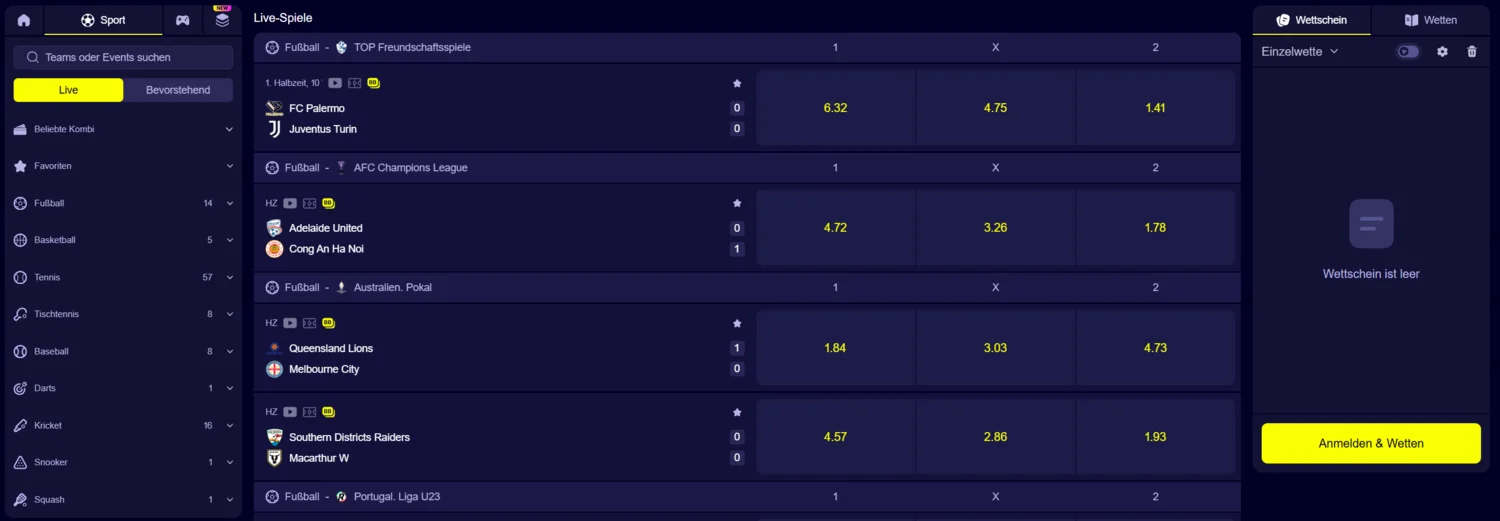 Slotoro Online Casino Sportwetten